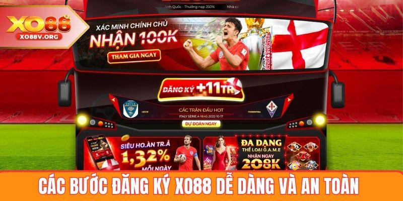 Các bước đăng ký XO88 dễ dàng và an toàn